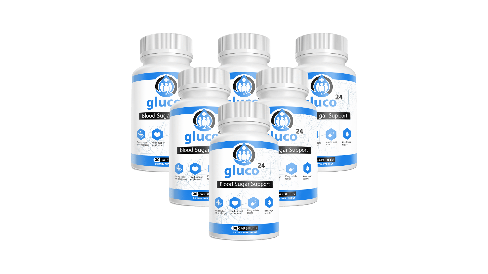Gluco24  Blood Sugar Support Dietary Supplement